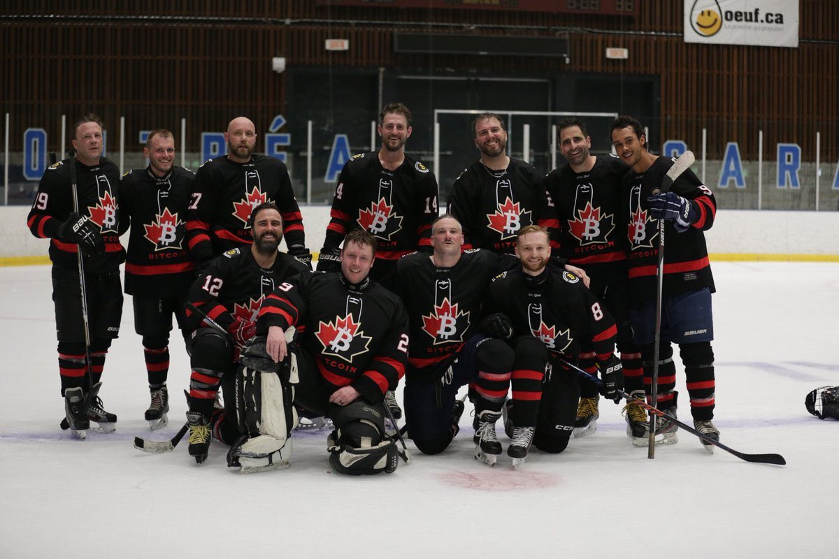 Team Bitcoin Canada Hockey Jerseys 🏒🇨🇦