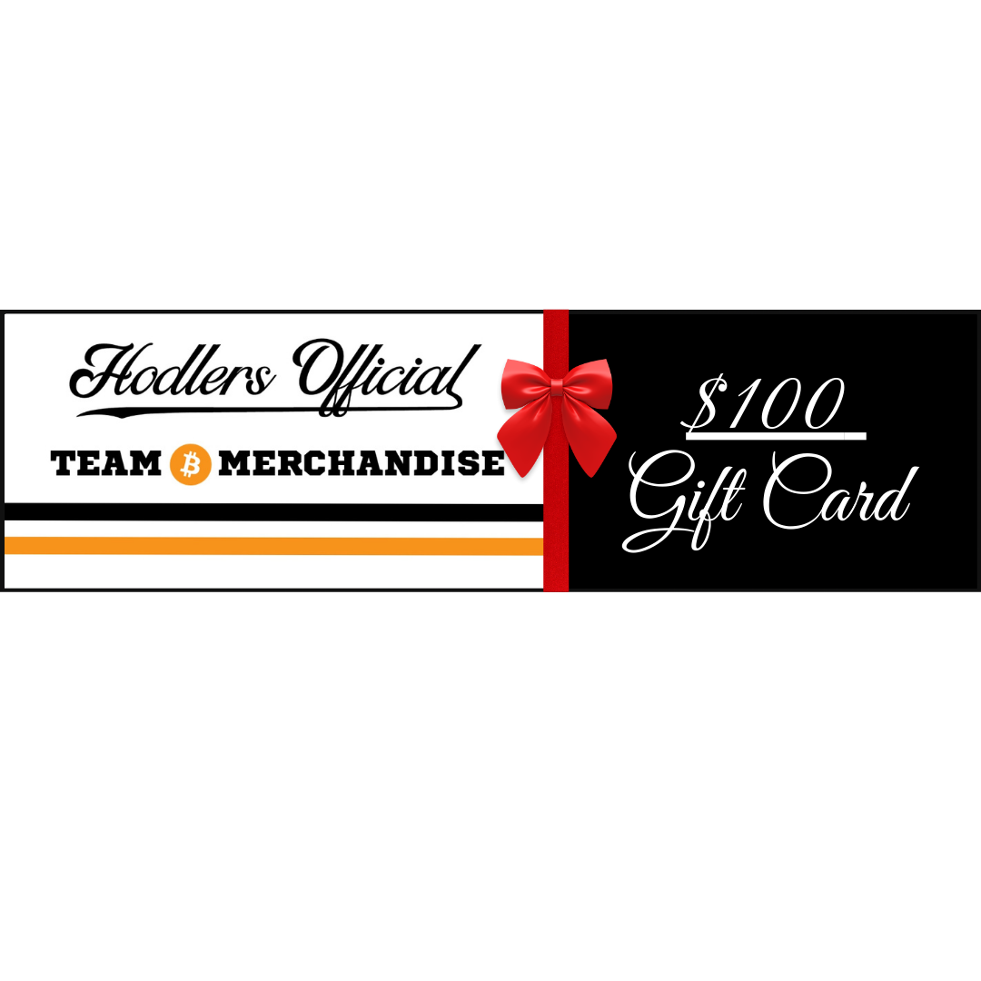 Hodlers Official Team Bitcoin Gift Card $100