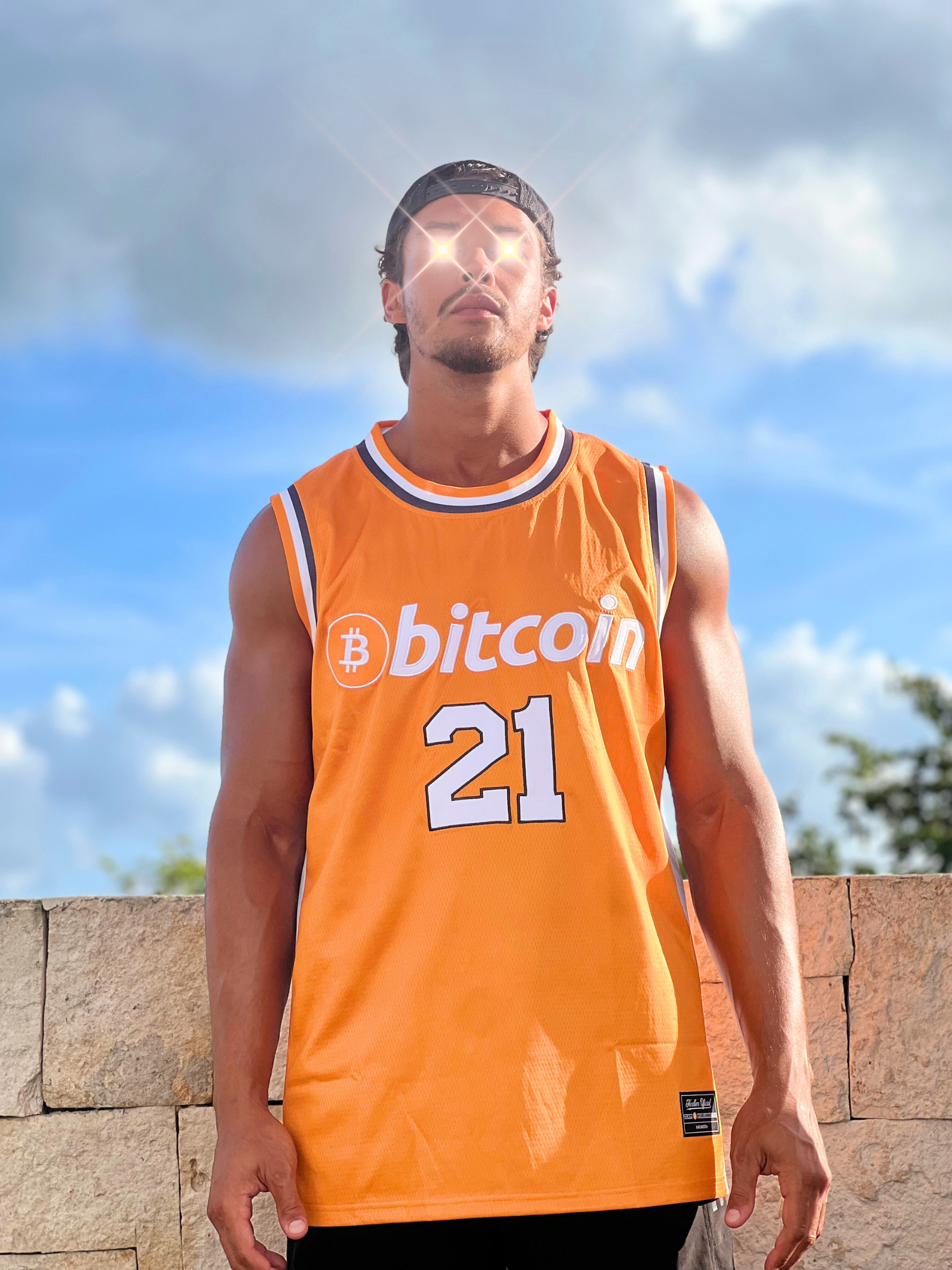 Team Bitcoin Basketball Jersey Satoshi Nakamoto 21 Hodlers Official Front